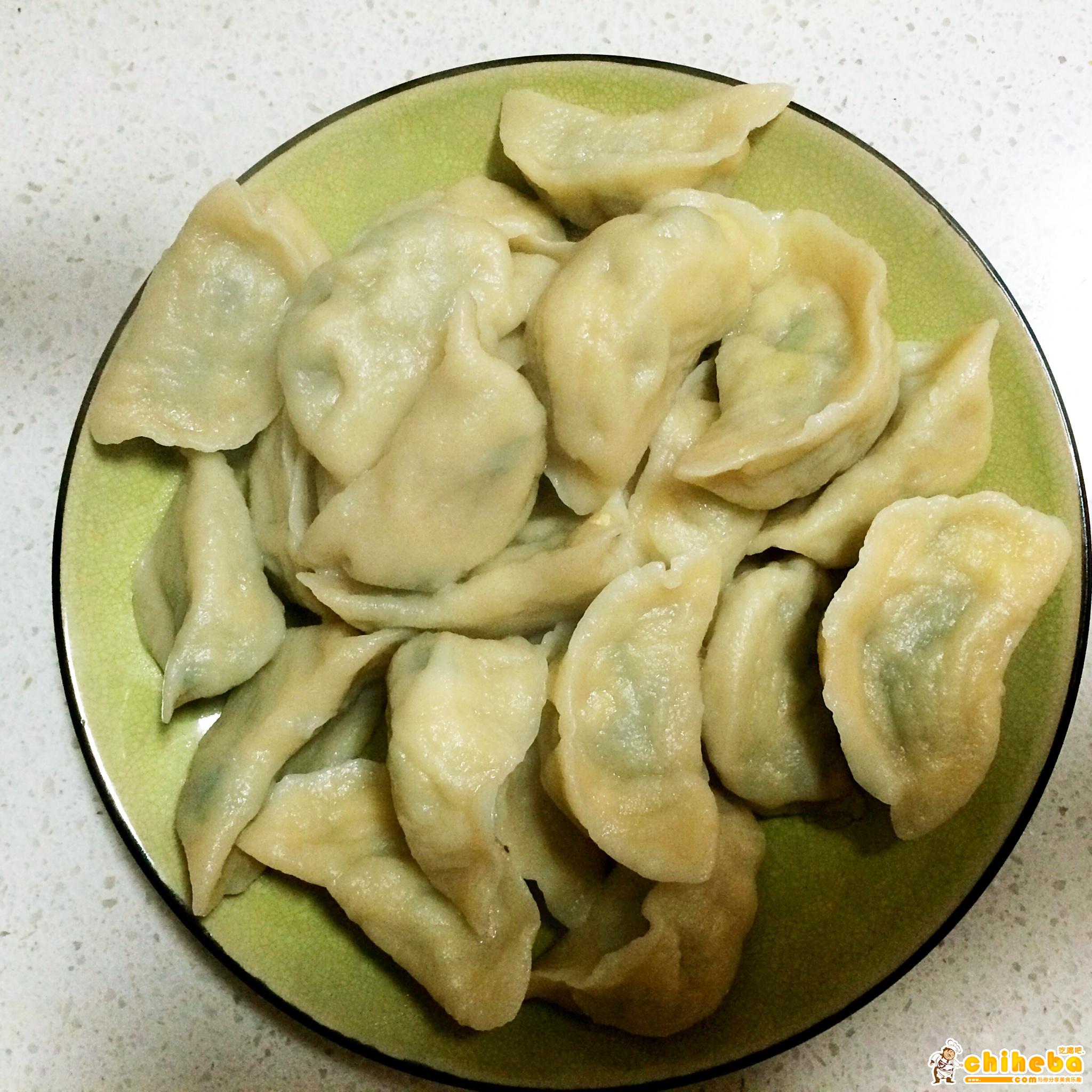 菠菜鸡蛋素菜水饺的做法 步骤8